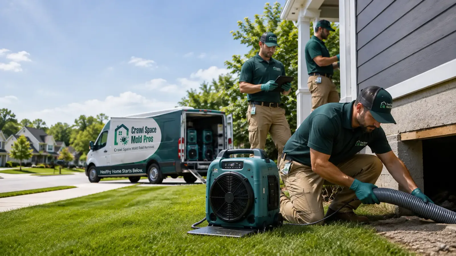 Crawl Space Mold Removal in Sidney, TX